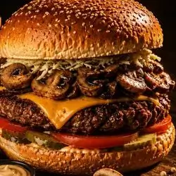 Mushroom Burger Single