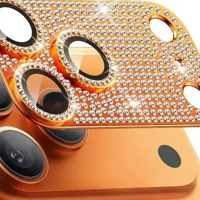 Diamond armor camera lens protector for iPhone 17 Pro max