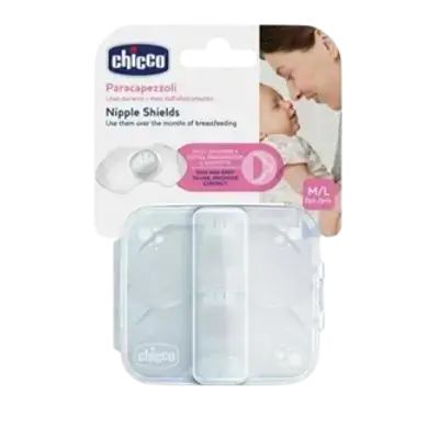 Skin To Skin Nipple Shields M/L _ Chicco