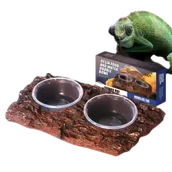 E912 Double food and water bowl