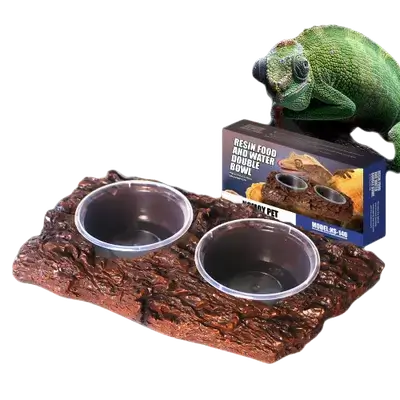 E912 Double food and water bowl