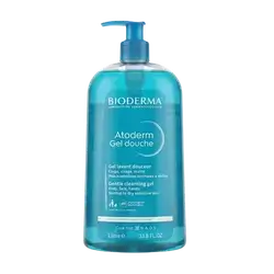Atoderm Gel Douche Gentle Cleansing Gel Body Face Hands For Normal To Dry Sensitive Skin 1L _ BIODERMA