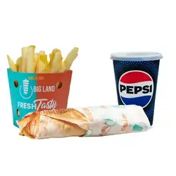 Chicken Shawarma Sandwich With Bread Combo