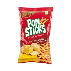 Lorenz Pomsticks Potato Hot And Spicy 85 Gm