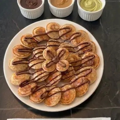 25-Piece Pancakes with 3 Special Sauces