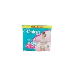 Onlem Baby Diapers No 7 Xxlarge +19 Kg 30 Pcs