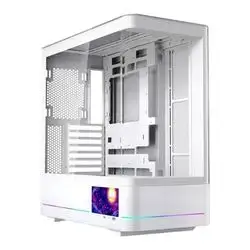 Jungle Leopard AC-02 Digital ATX PC Gaming Computer Case white