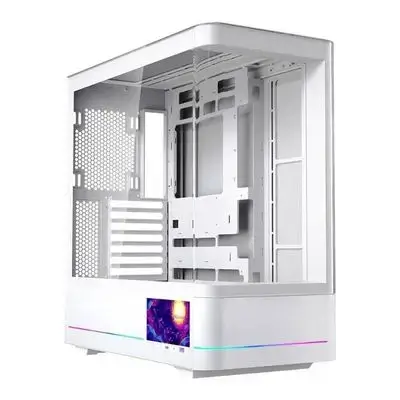 Jungle Leopard AC-02 Digital ATX PC Gaming Computer Case white