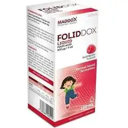 folidox folic acid raspberry flavour 200ml syrup