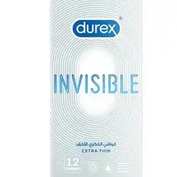 Durex Invisible Extra Thin 12 Condom
