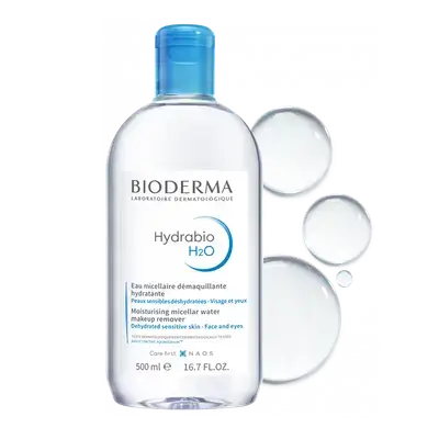 Hydrabio H2O Moisturizing Micellar water Make-Up Remover 500ml _ BIODERMA