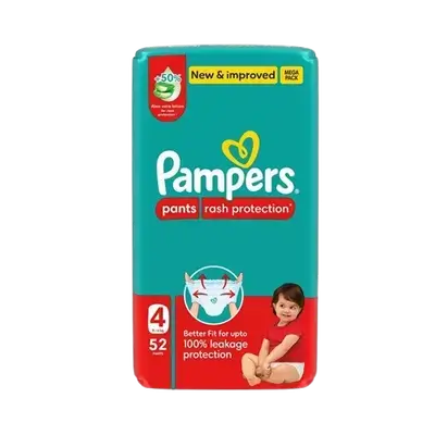 Pants Rash Protection (4) 9-14Kg 52 Pants _ Pampers