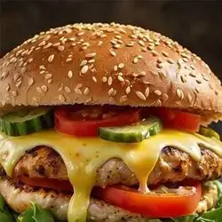 Double Chicken Burger