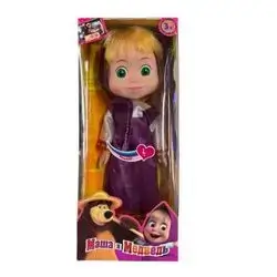 Masha and the Bear – Masha Smiley Face Plush Doll