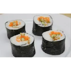 Half Vegetable Sushi Meal