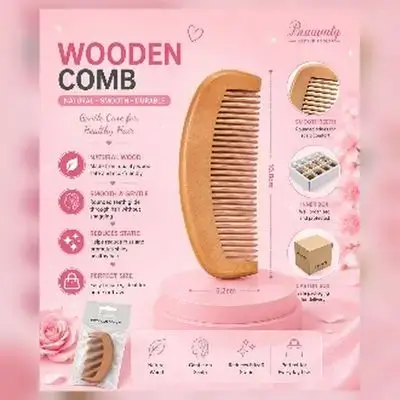 Wooden Comb 11 cm