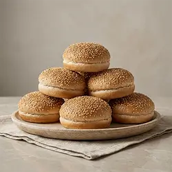 Hamburger with Sesame (6 pcs)