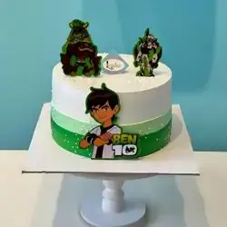 ben 10 cake vanilla 12 people
