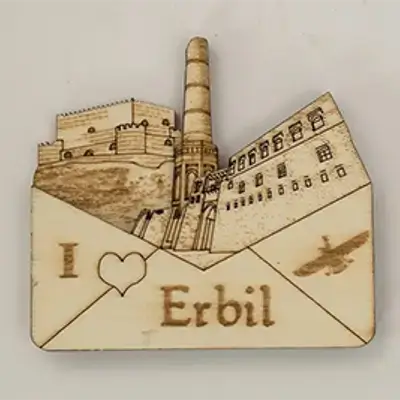 Erbil Wooden Magnet