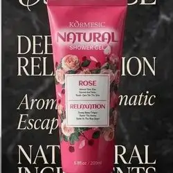 Kormesic Natural Rose Shower Gel (200ml)