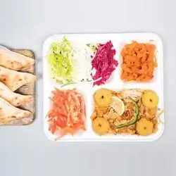 Half Person Chicken Gass Plate