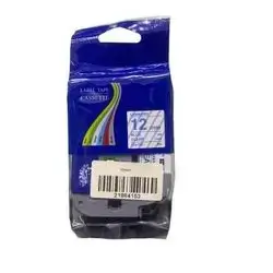 Label Tabe Brother Master Copy-12mm-Blue On Clear