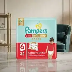 PAMPERS 6 ( 34 PCS ) PANTS