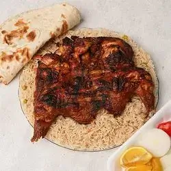 Whole Tandoori Chicken With Biryani Rice