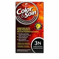 Color & Soin Permanent Hair Dye - 3N Dark Chestnut