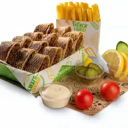 Double Arabic Meat Shawarma Meal