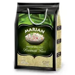 Marjan Long Grain Basmati Rice 4.5kg - Transparent Bag (Shafaf)