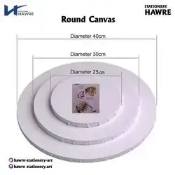 Round canvas