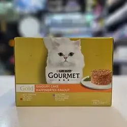 Gourmet Gold Pure ( With Chicken , With Tuna , With Beef , With Salmon ) 24pcs
