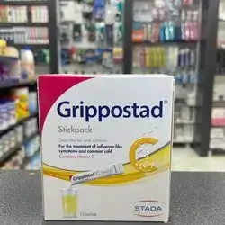 grippostad stickpack granules for oral solution for the treatment of influenza-like symptoms and common cold contain vitamin c 12sachets