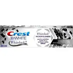 Crest 3D White Toothpaste Whitelock Charcoal with Fresh Mint Flavour 88ml