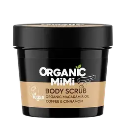 Body Scrub Organic Macadamia Oil Coffee & Cinnamon 120g _ ORGANIC MiMi
