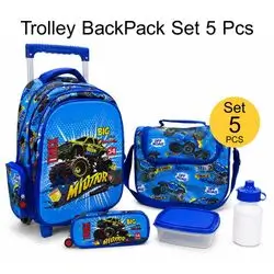Trolley Bag School Set 5pcs