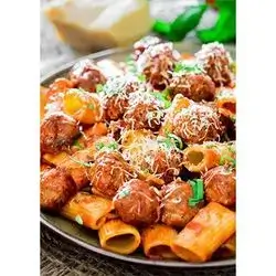 Rigatoni Poplette Di Carne Pasta