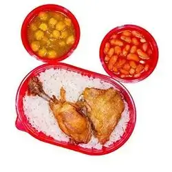Fried Chicken Leg Meal