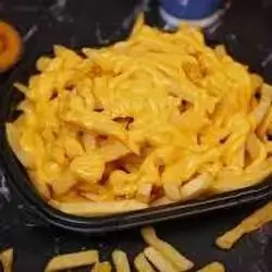 Fries Plate With Cheddar Cheese