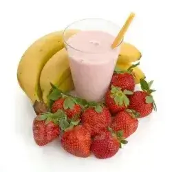 Banana And Strawberry Juice