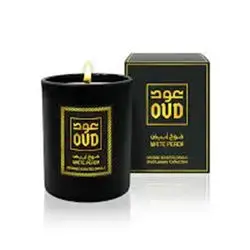 Oud Candle White Peach Organic220ml