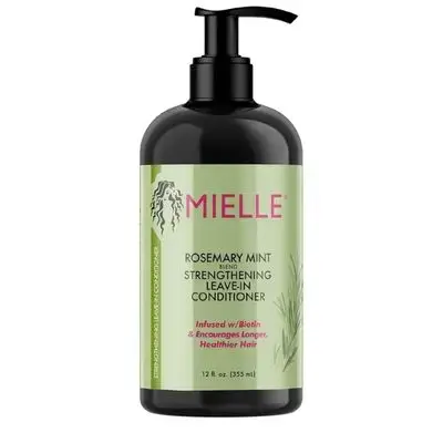 MIELLE All Rosemary Mint Strengthening Conditioner Infused with Biotin Cleanser 355 millilitre