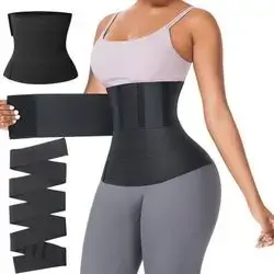 Catch.Up Waist Cincher - Trainer for Women - Sweat Belt - 3M Wrap Black