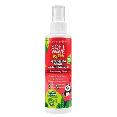 Soft Wave Kids Detangling Spray Strawberry 125ml _ Cosmaline