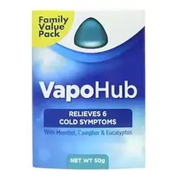 VapoHub relieve 6 cold symptoms 50g