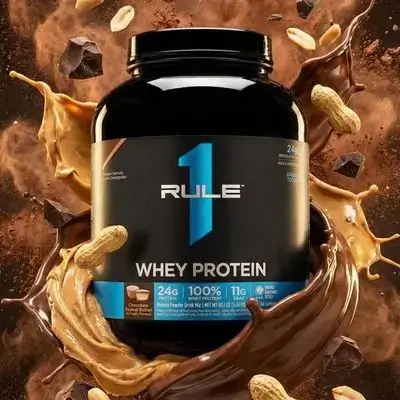 Rule 1 Whey Protein – chocolate & peanutbutter 64 servings