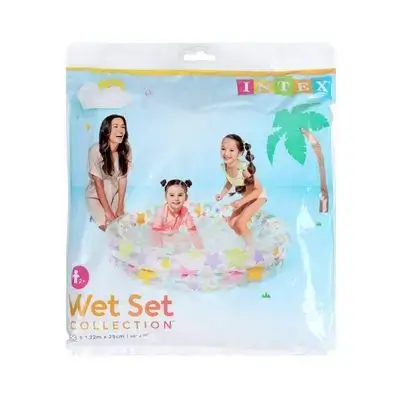 Intex Animal Adventure Snapset Inflatable-Free Kids Swimming Pool (122cm x 25cm)