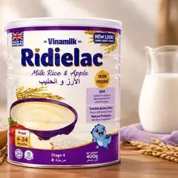 Ridielac Milk Rice & Apple (400g)