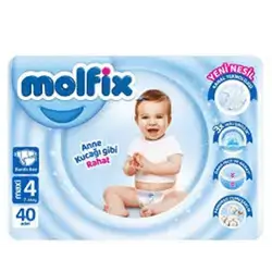 Molfix Baby Diapers Maxi No4 X40